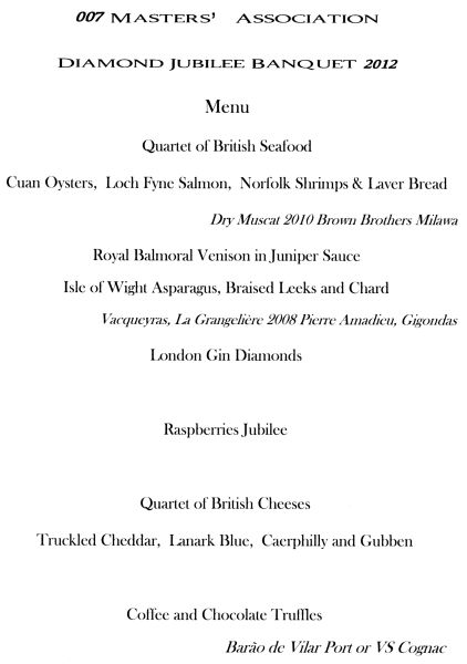 007 Masters' Association - Diamond Jubilee Banquet - April 2012
