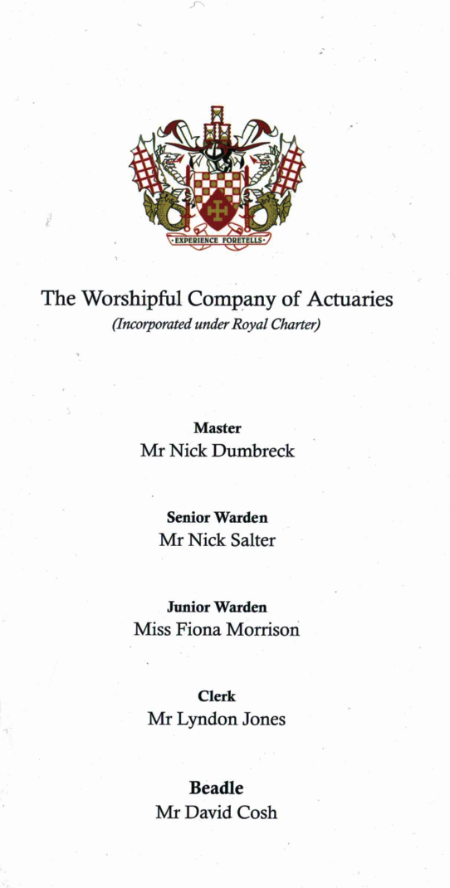 Actuaries - April 2018