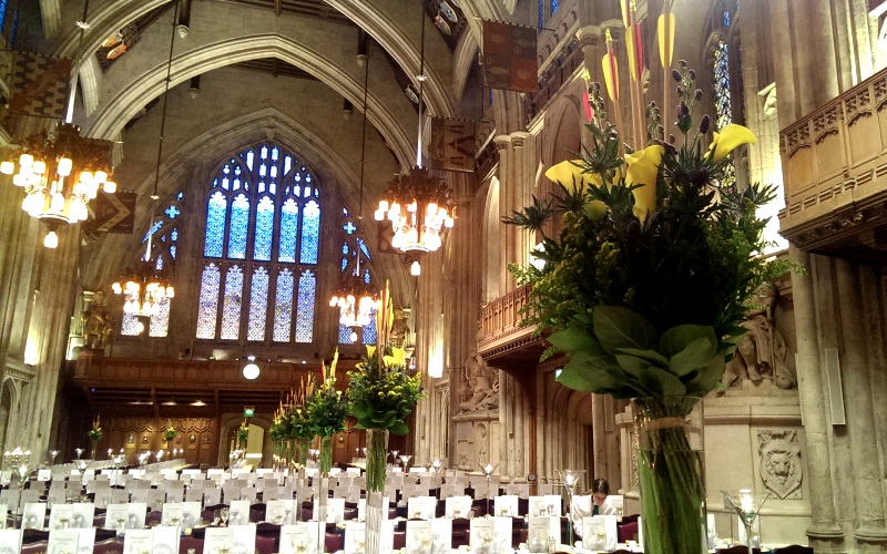 Guildhall, London, Sept 2015 - Banquet Commemorating the 600th Annivesary of the Battle of Agincourt