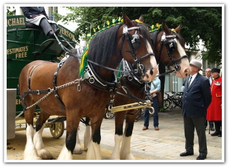 Cart Marking Ceremony July 2015 - Guildhall Yard, City of London