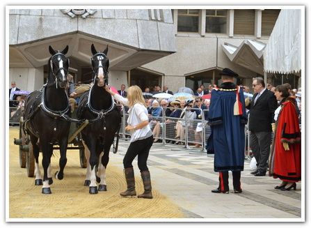 Cart Marking Ceremony July 2015 - Guildhall Yard, City of London