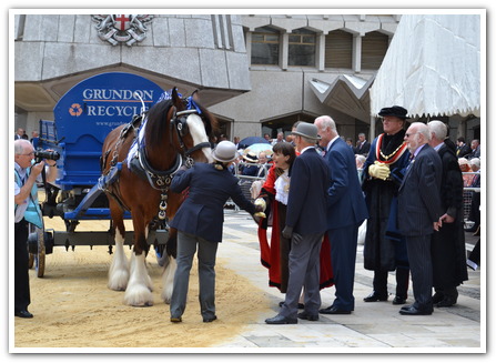 Cart Marking Ceremony July 2015 - Guildhall Yard, City of London