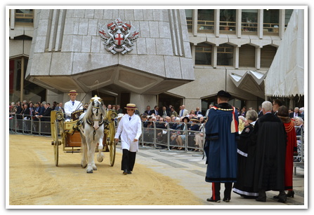 Cart Marking Ceremony July 2015 - Guildhall Yard, City of London