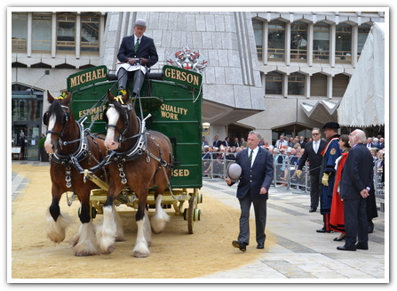 Cart Marking Ceremony July 2015 - Guildhall Yard, City of London