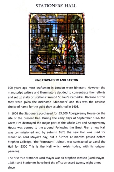 The Worshipful Company of Chartered Arhcitects - Installation Court Lunch, Sept 2015