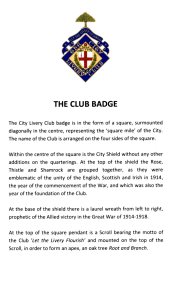 City Livery Club - Centenary Banquet, June 2014
