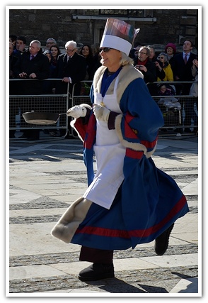 The 11th Annual City Inter-Livery Pancake Races - Guildhall Yard, London 2015