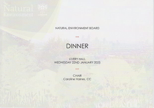 City of London_Environment dinner Jan 25