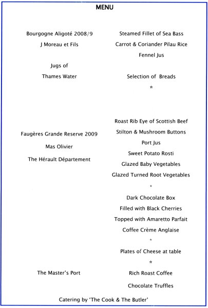 The Worshipful Company of Environmental Cleaners - Military Awards Luncheon, September 2011