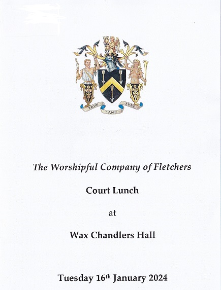 The Worshipful Company of Fletchers - court luncheon, June 2015