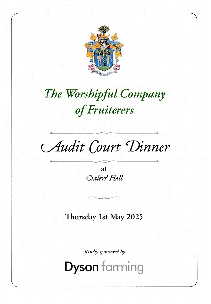 The Worshipful Company of Fruiterers - May 2025