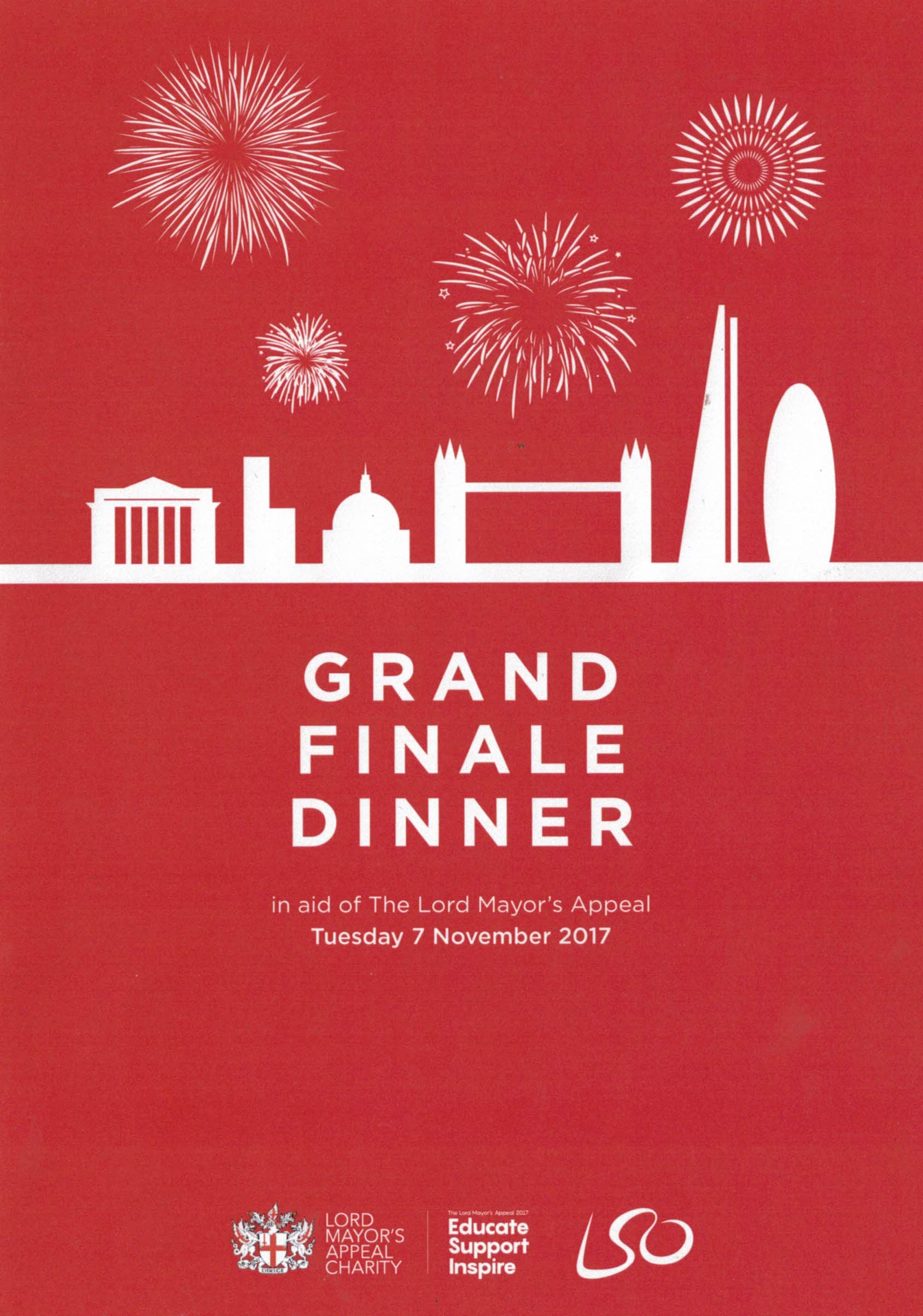 Grand Finale Dinner - Nov 2017