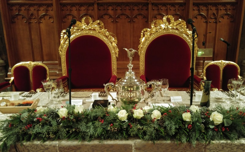 The Guild of Freemen of the City of London - Annual Banquet at Guildhall, Dec 2016