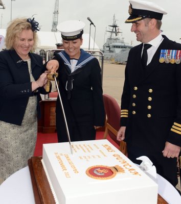 HMS Duncan Commissioning Ceremony - Portsmouth Naval Base, Sept 2013