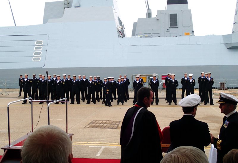 HMS Duncan Commissioning Ceremony - Portsmouth Naval Base, Sept 2013