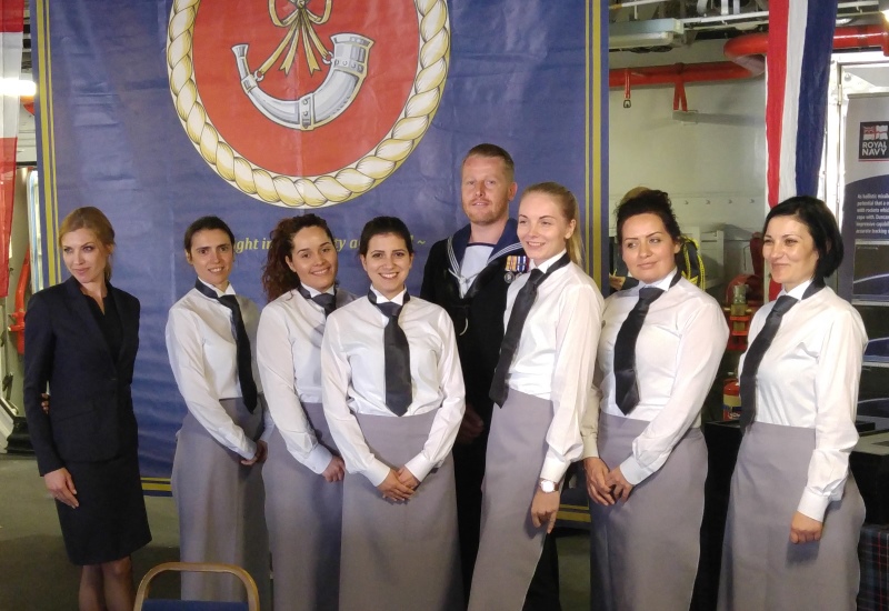 HMS Duncan in London to mark the centenary of the Battle of Jutland - May 2016