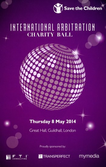 International Arbitration Charity Ball - Guildhall, The City of London, May 2014