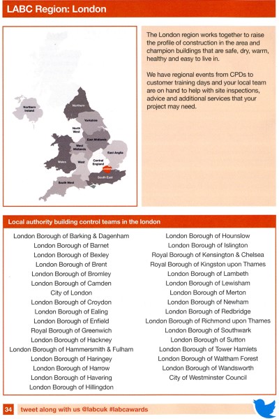 LABC London Regional Building Excellence Awards - Guildhall, May 2014