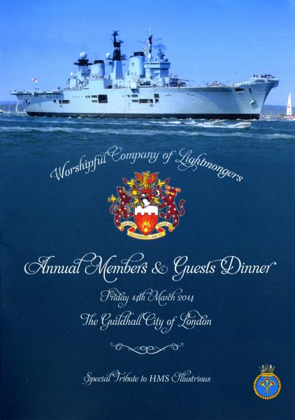 Lightmongers Company Annual Members Dinner – March 2014