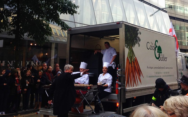 The Cook & The Butler at the Lord Mayor's Show - Nov 2014