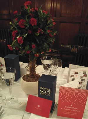 Red Balloon Celebration Dinner - Cutlers' Hall, Nov 2016