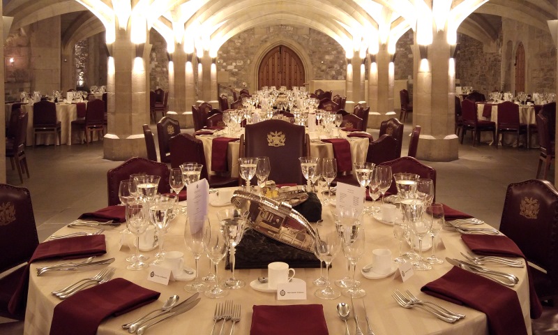Royal Tank Regiment Dinner - The Crypts at Guildhall, London, Nov 2016