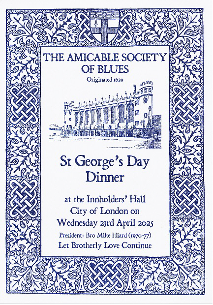 The Amicable Society of Blues_St Georges dinner_Main_April 25