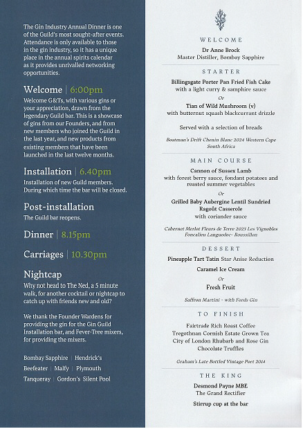 Spring Installation 7 Gin Industry Annual Dinner_May 2025