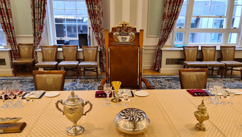 Luncheon at Watermens’ Hall, July 2020