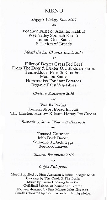 Wax Chandlers Menu Nov 2021