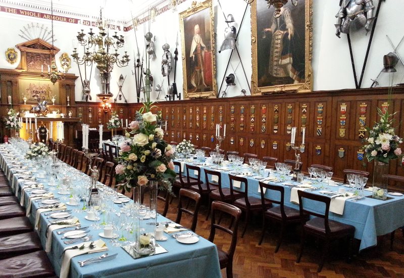 Wedding Breakfast at Armourers' Hall, October 2013