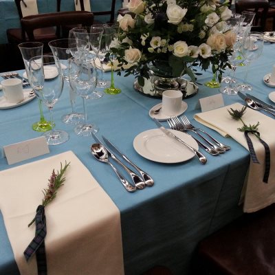 Wedding Breakfast at Armourers' Hall, October 2013