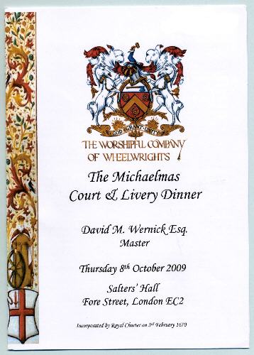 The Worshipful Company of Wheelwrights