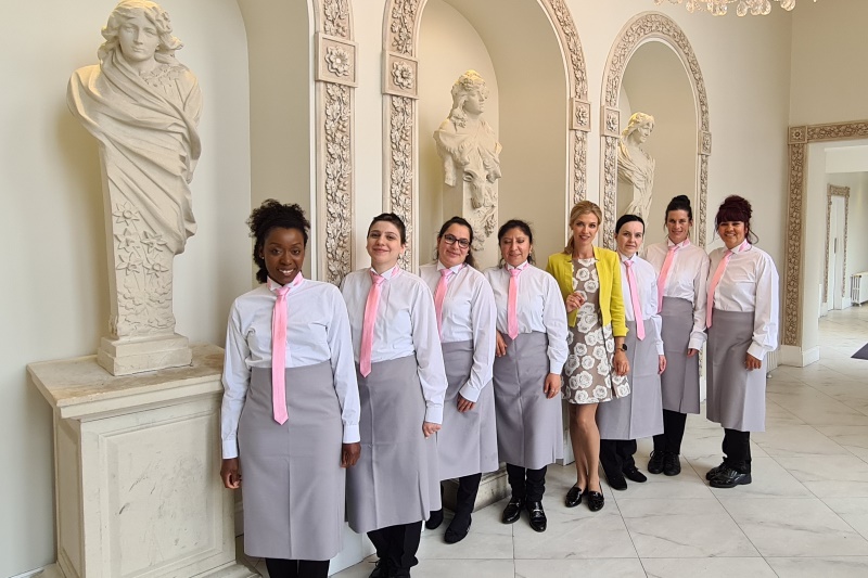 The Cook and the Butler staff at Froyle Park, Aug 2021